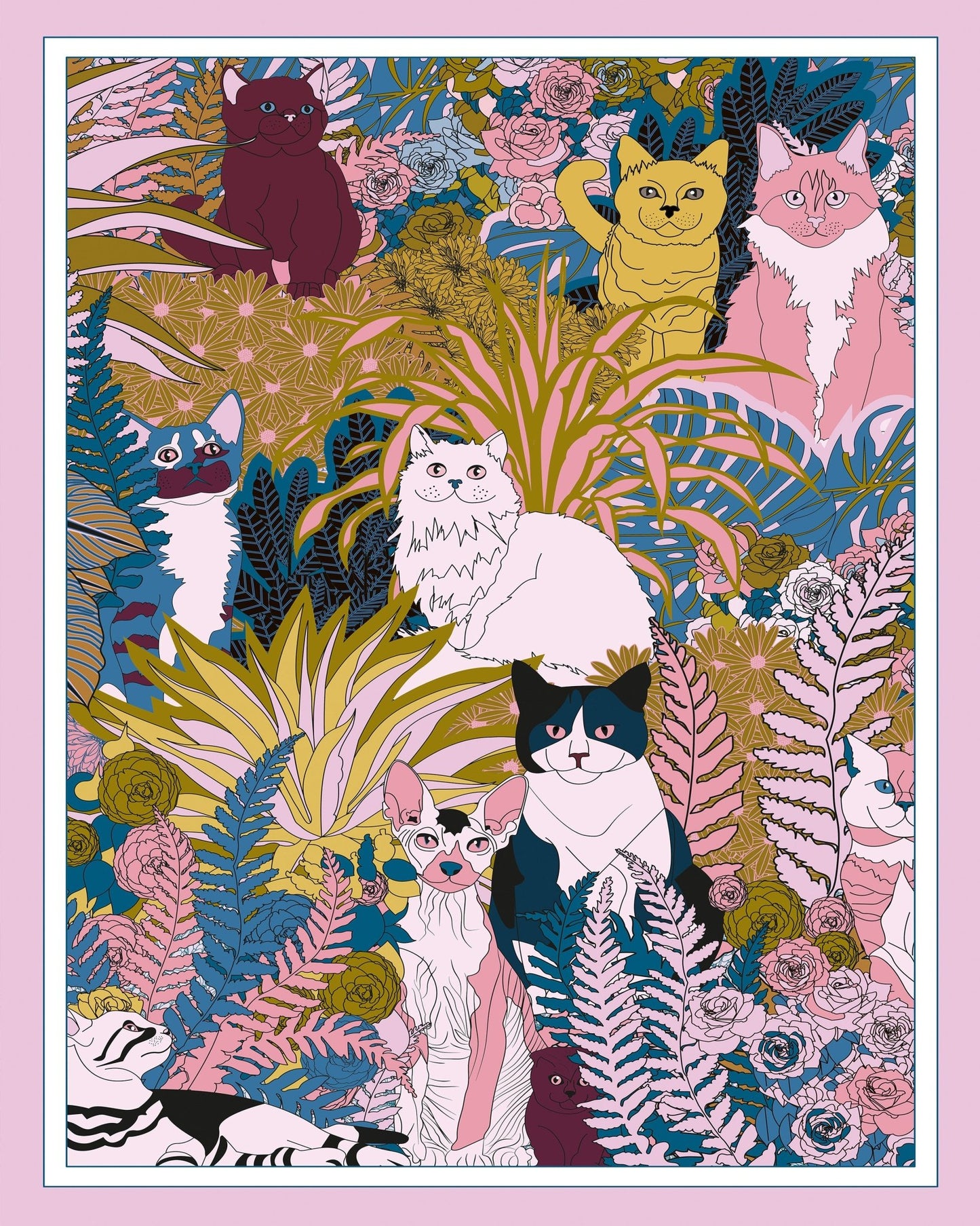 Botanical Cat Garden