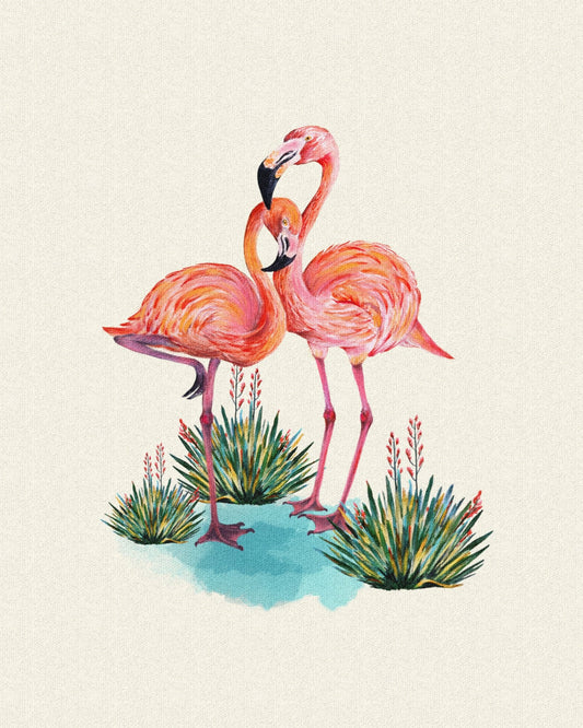 Flamingo Pair