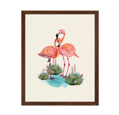 Flamingo Pair