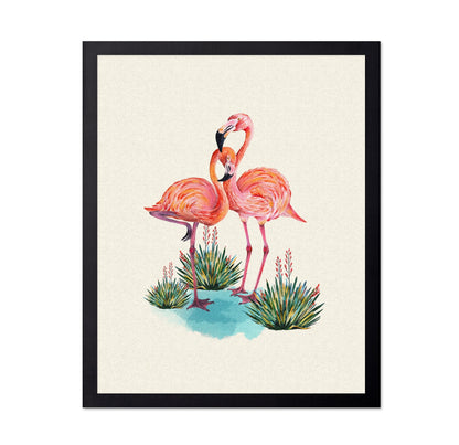 Flamingo Pair
