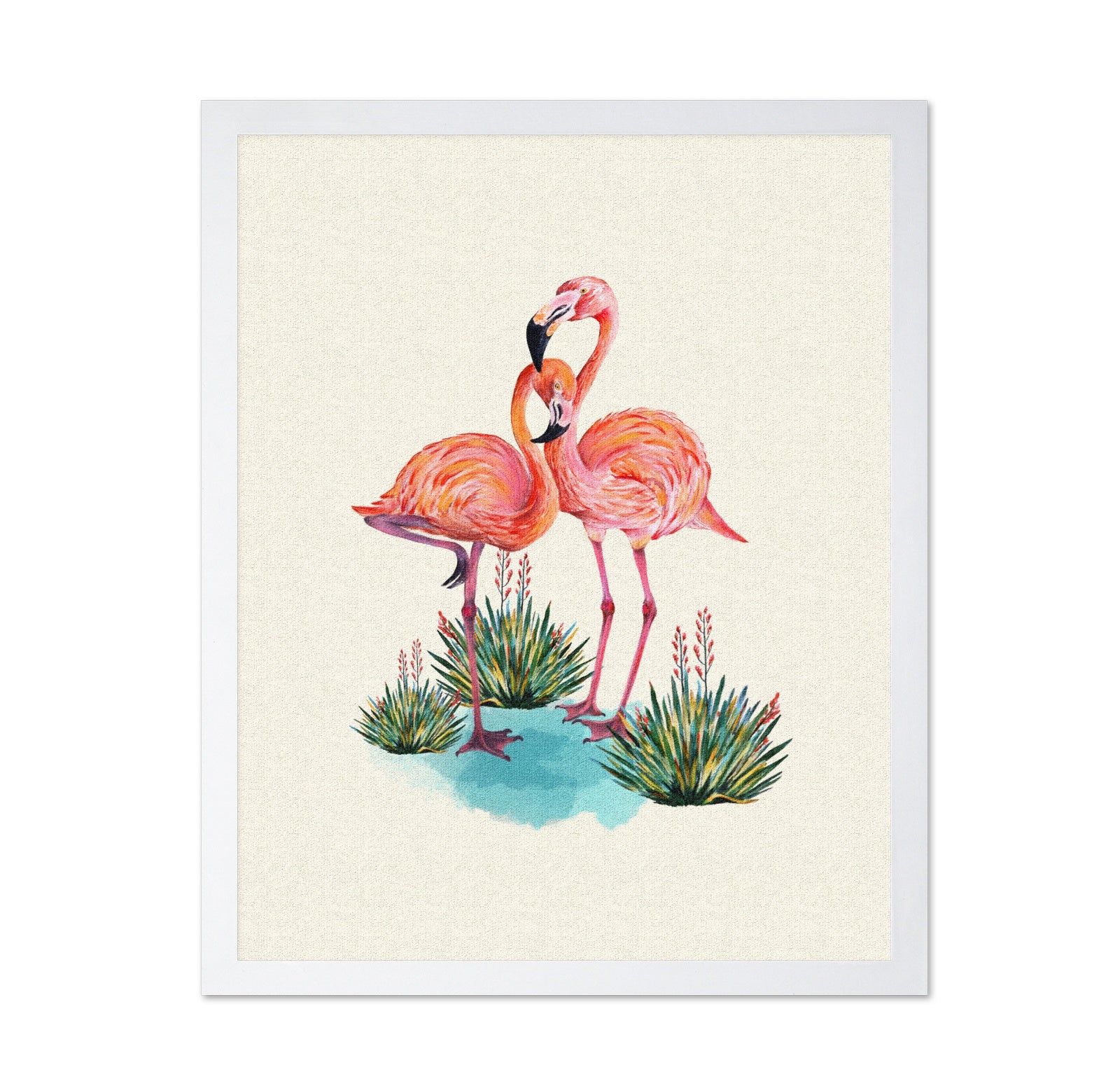 Flamingo Pair