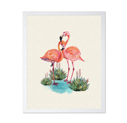Flamingo Pair