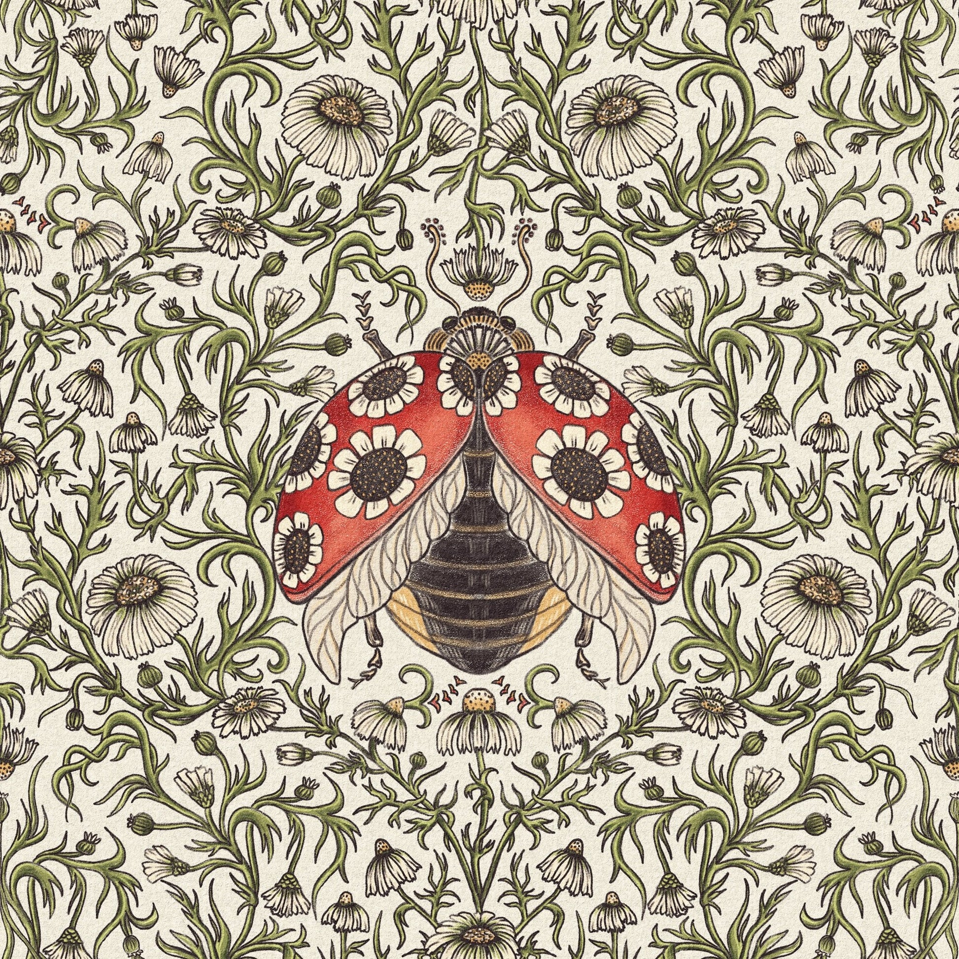 Daisy Ladybug Pattern