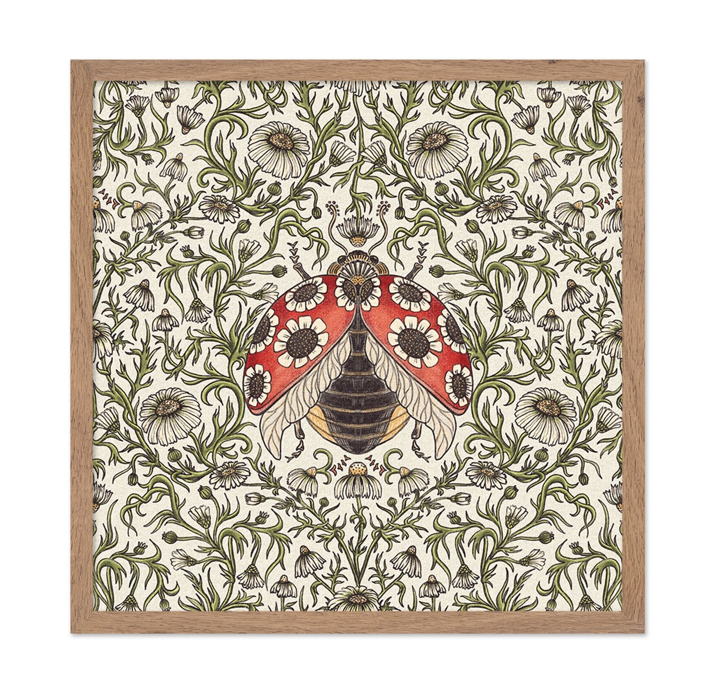 Daisy Ladybug Pattern