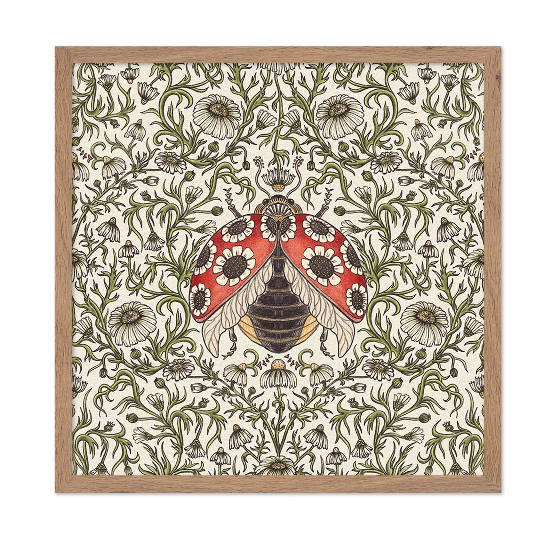 Daisy Ladybug Pattern
