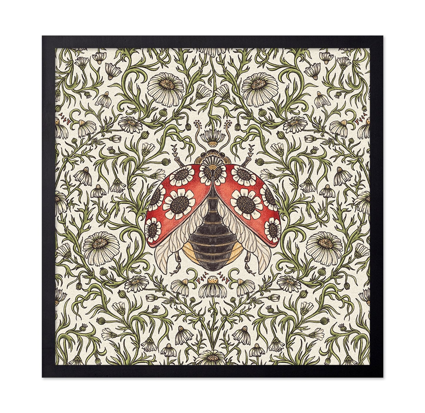 Daisy Ladybug Pattern