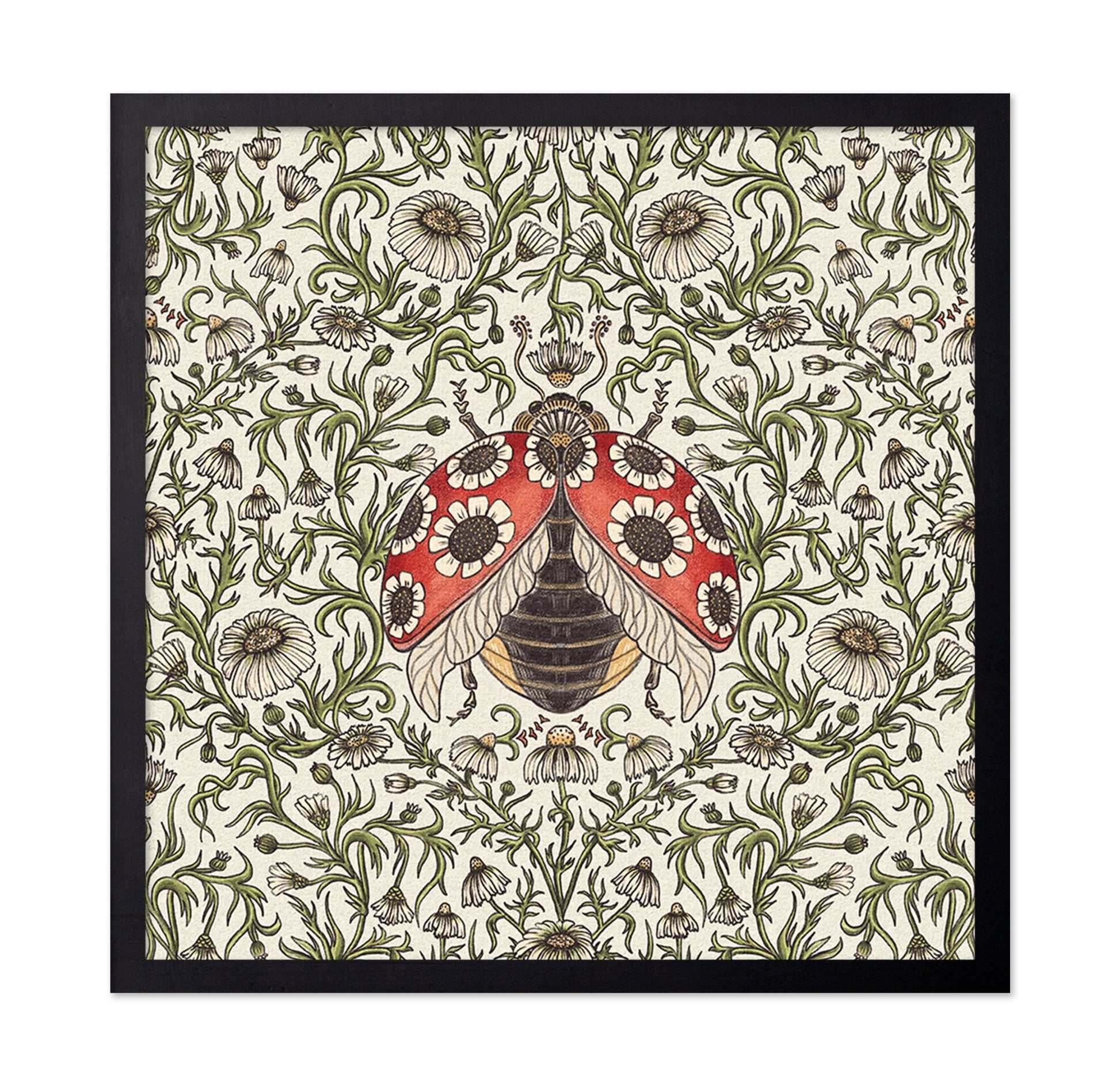 Daisy Ladybug Pattern