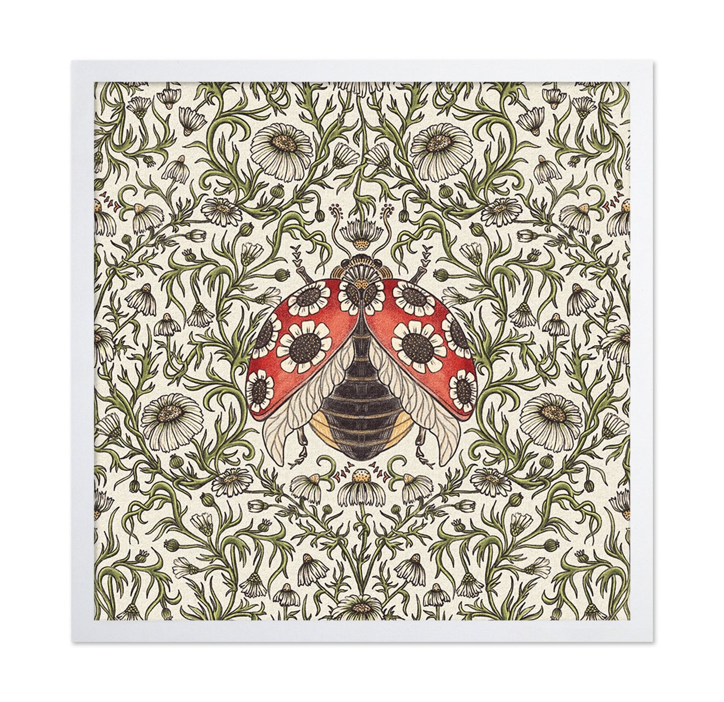 Daisy Ladybug Pattern