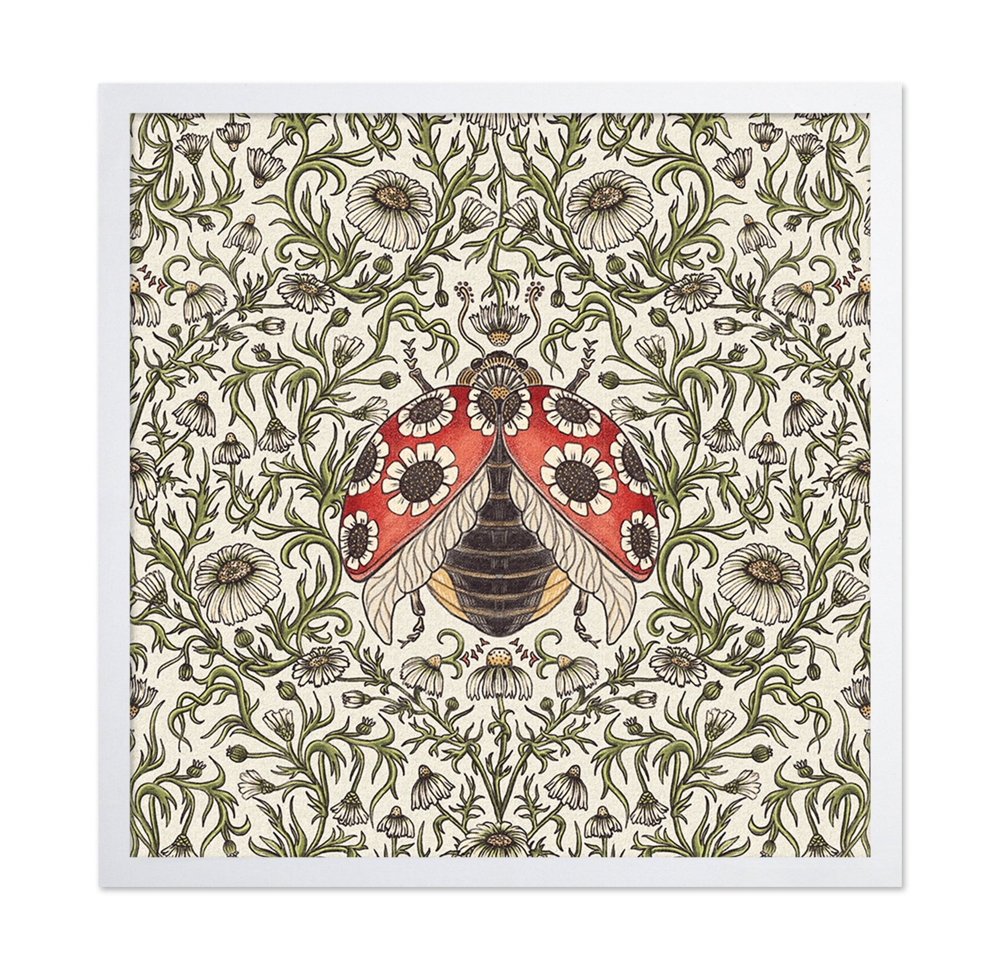Daisy Ladybug Pattern