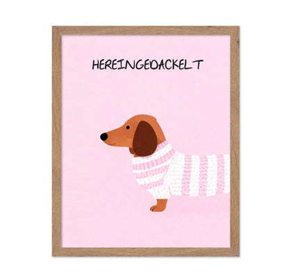 Cozy Dachshund Quote