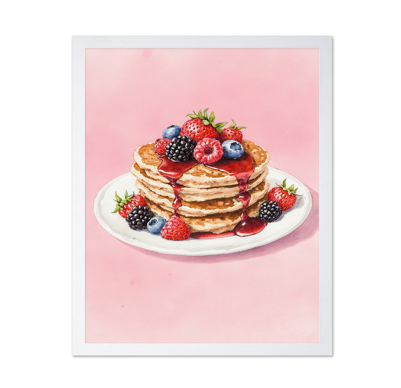 Berry Pancake Stack