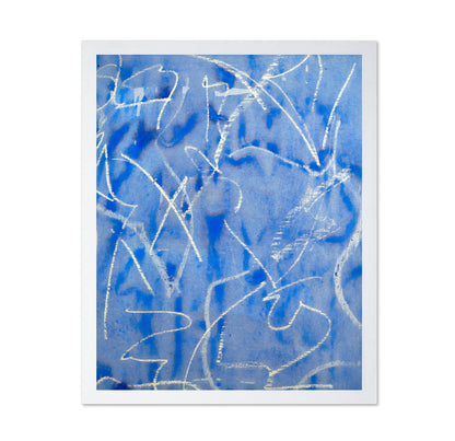 Blue Scribble Study