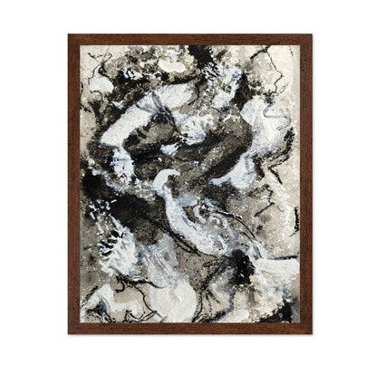 Monochrome Texture Flow No1