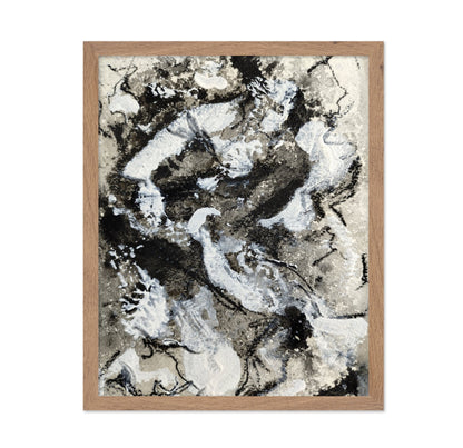 Monochrome Texture Flow No1