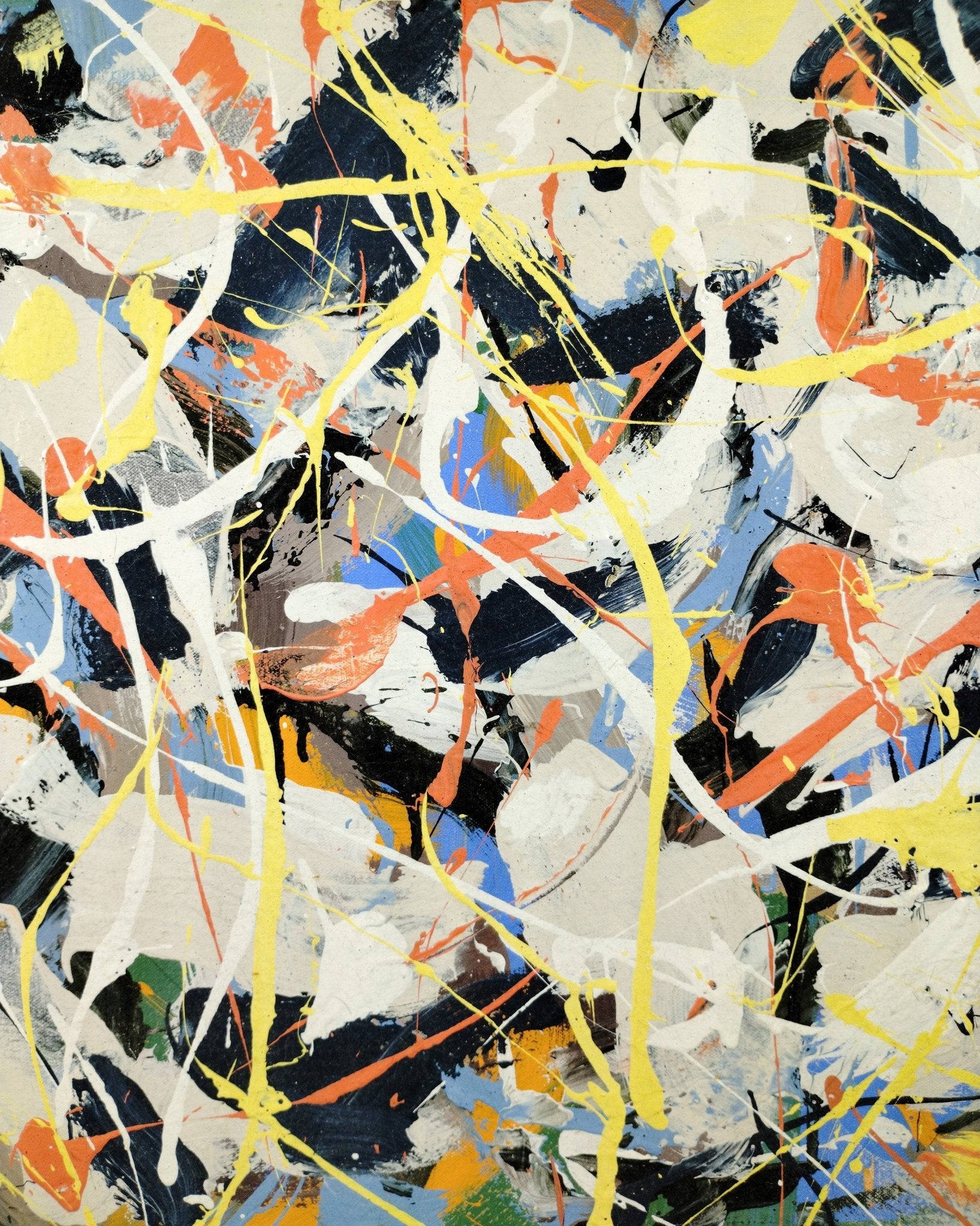 Energetic Color Splatter