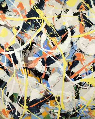 Energetic Color Splatter