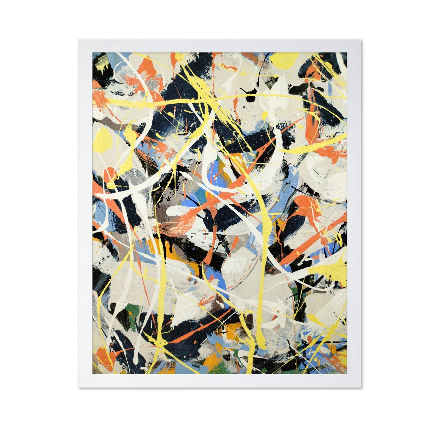 Energetic Color Splatter