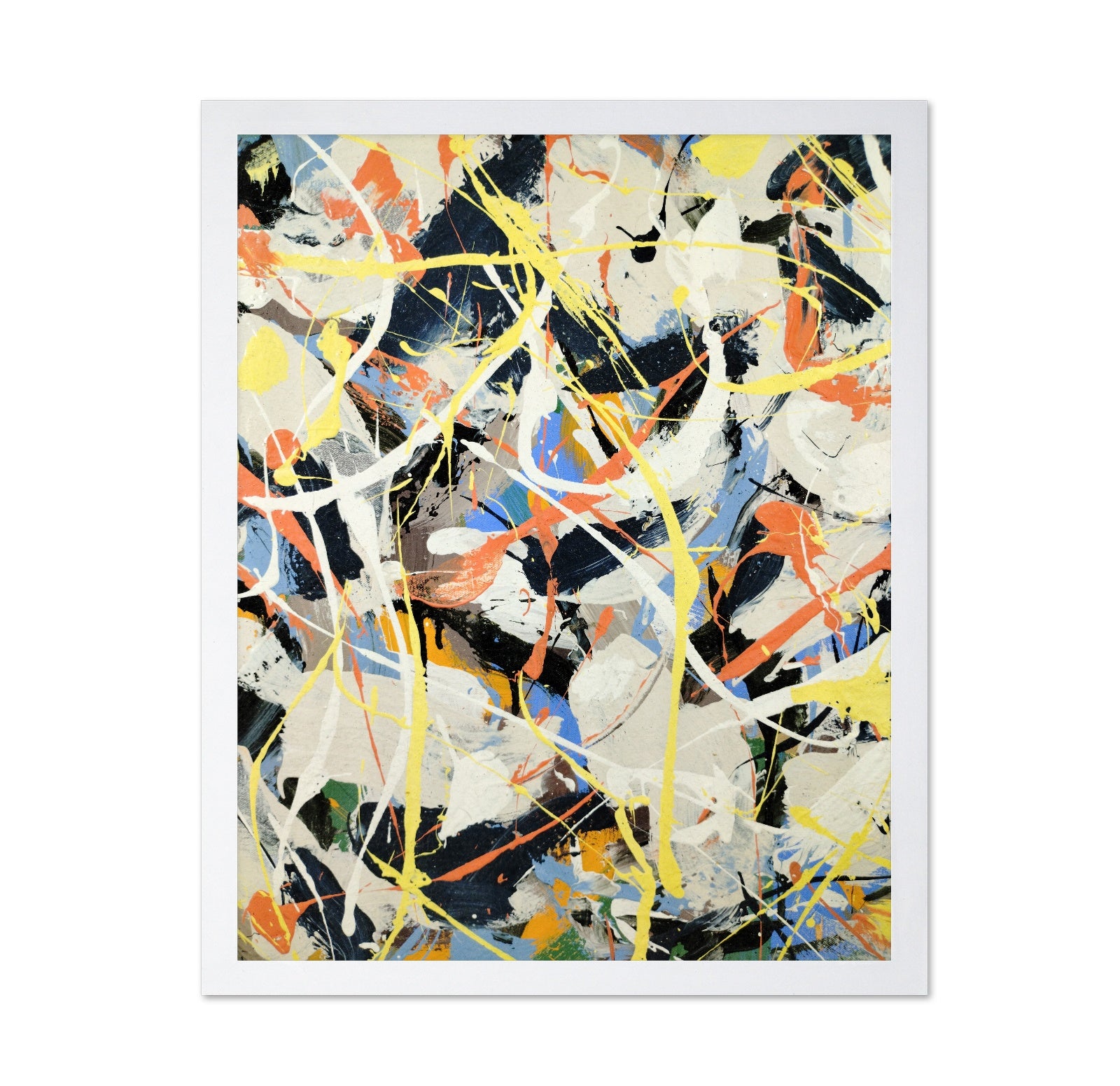 Energetic Color Splatter