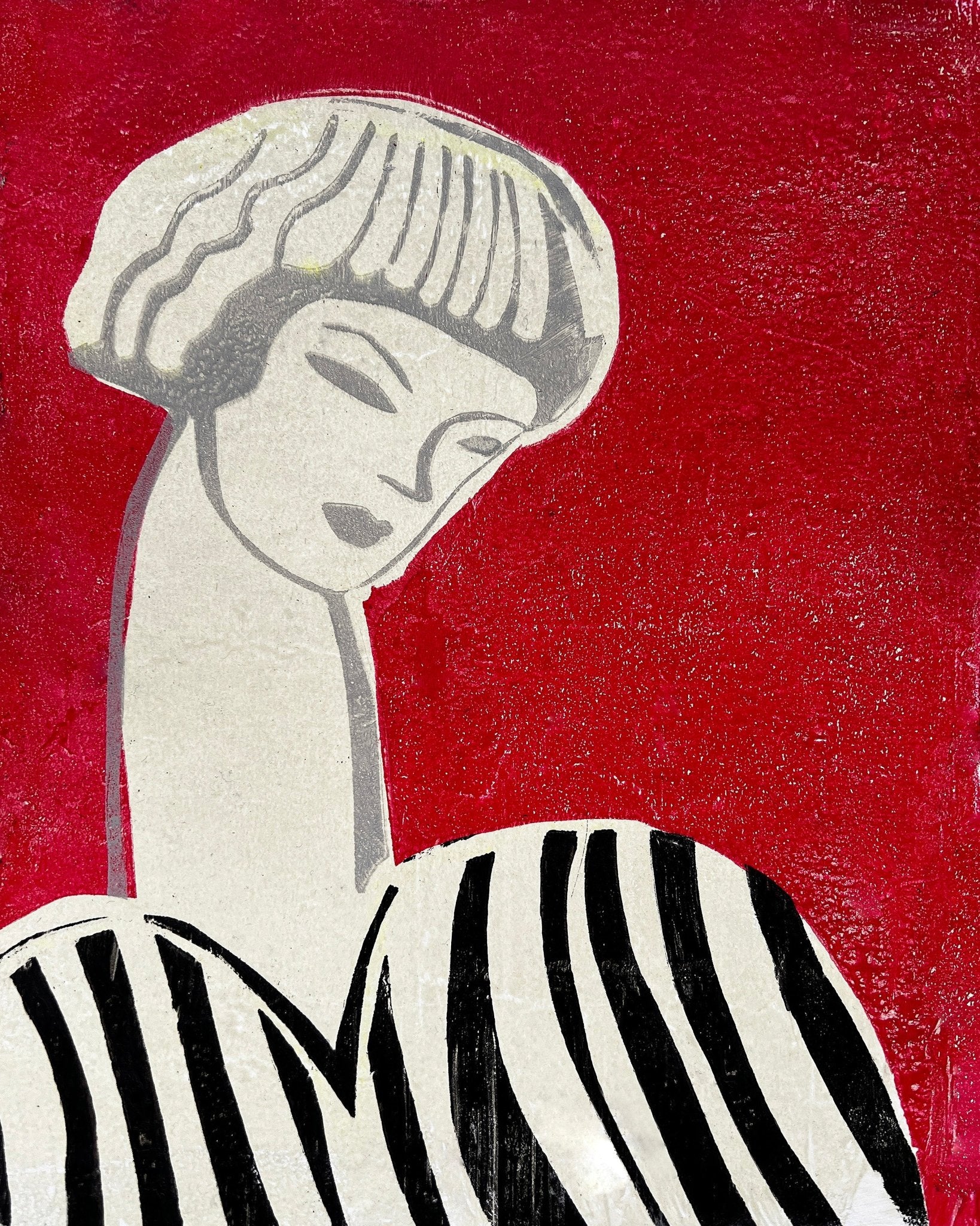 Red Vintage Portrait