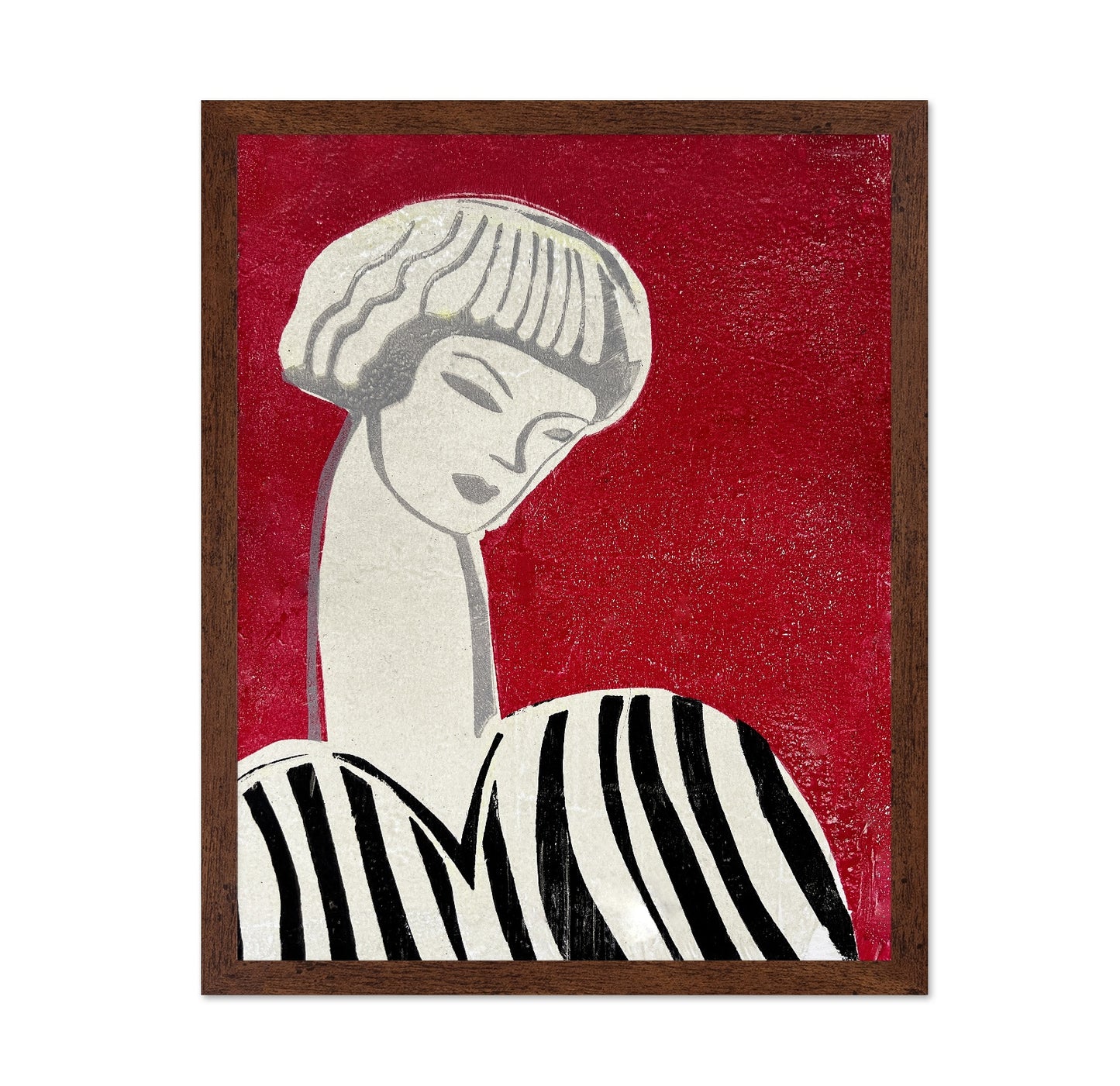Red Vintage Portrait