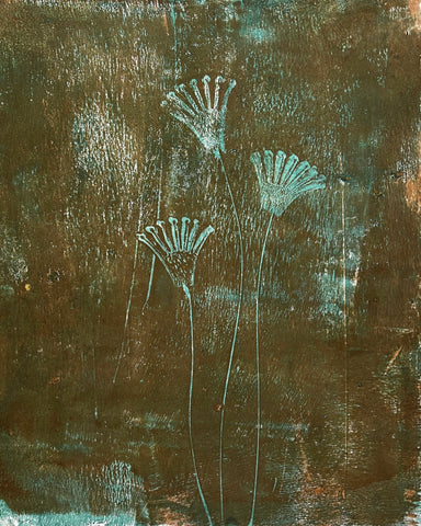Turquoise Floral Stems