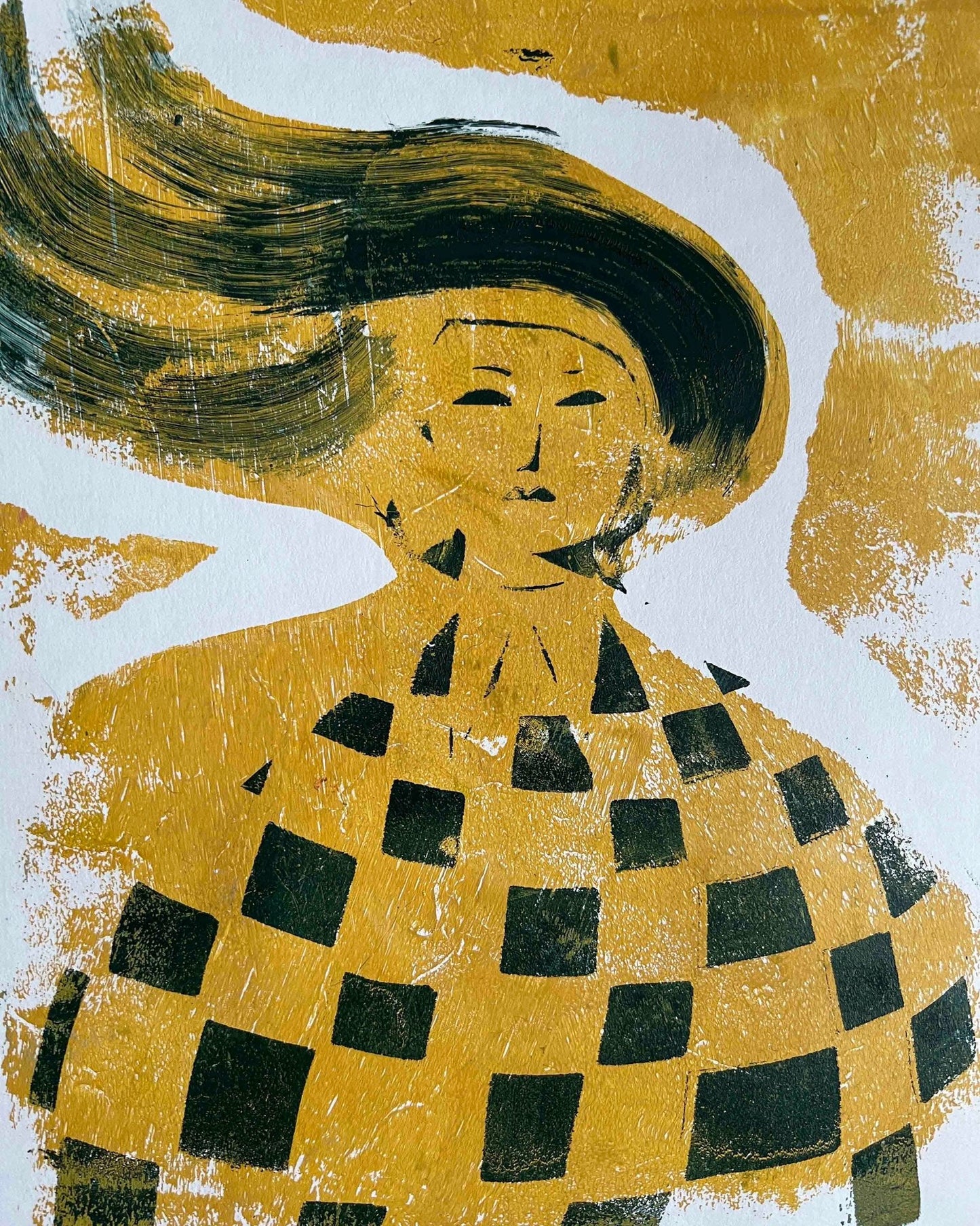 Windy Woman Portrait