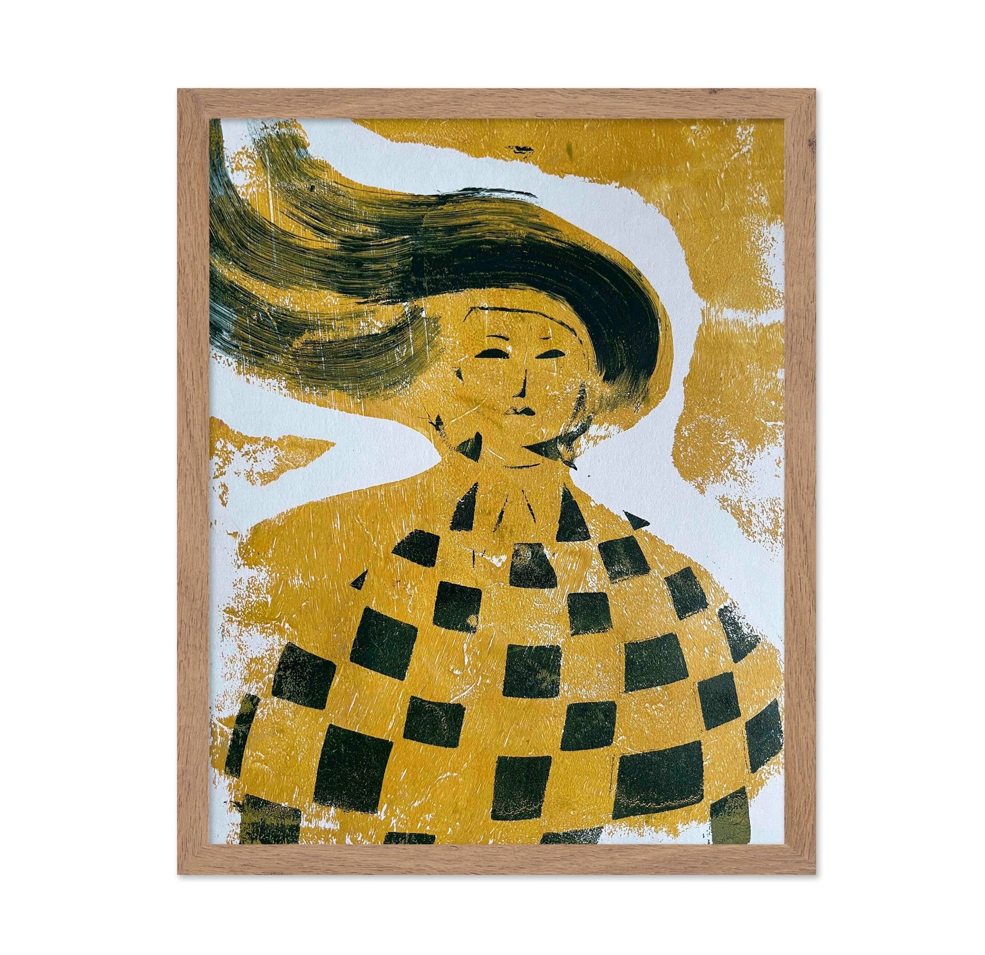 Windy Woman Portrait