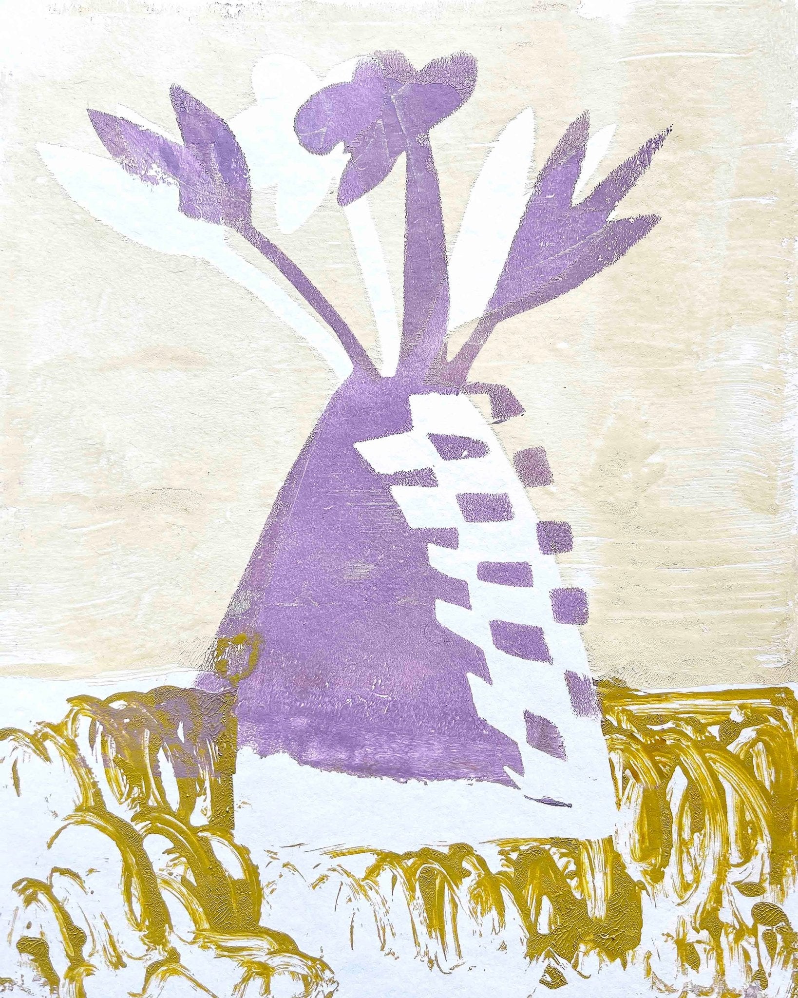 Purple Vase Still Life