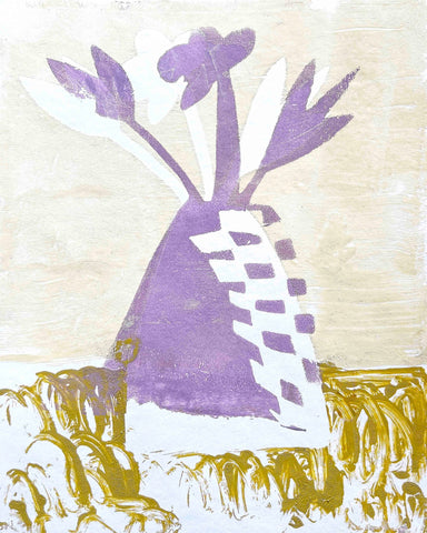 Purple Vase Still Life
