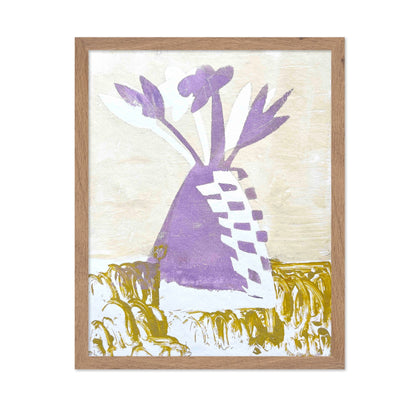Purple Vase Still Life