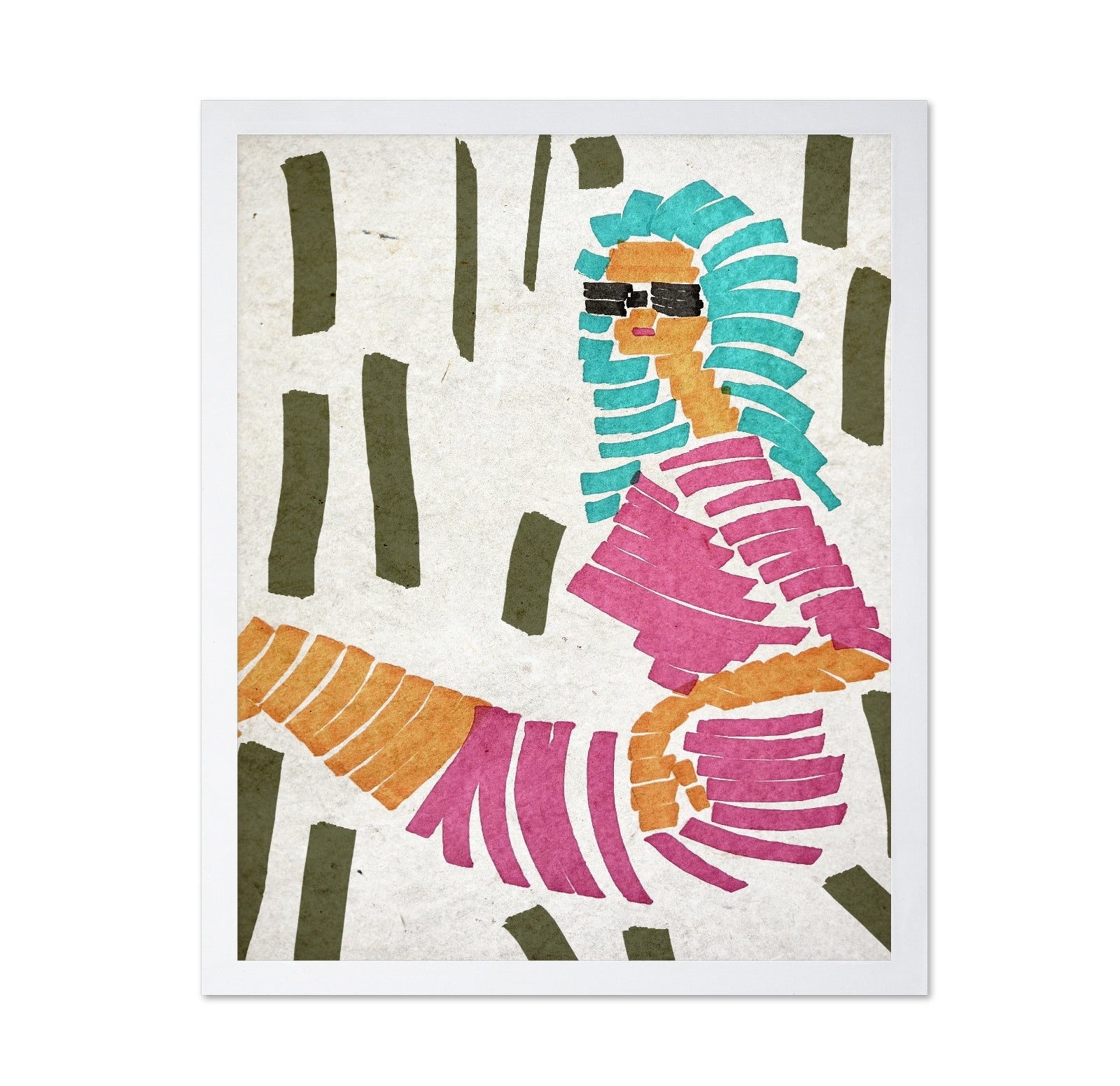 Colorful Abstract Woman