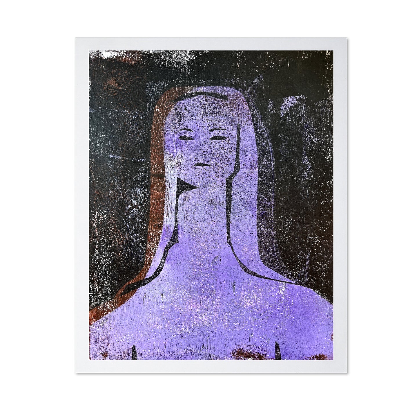 Purple Lady Portrait