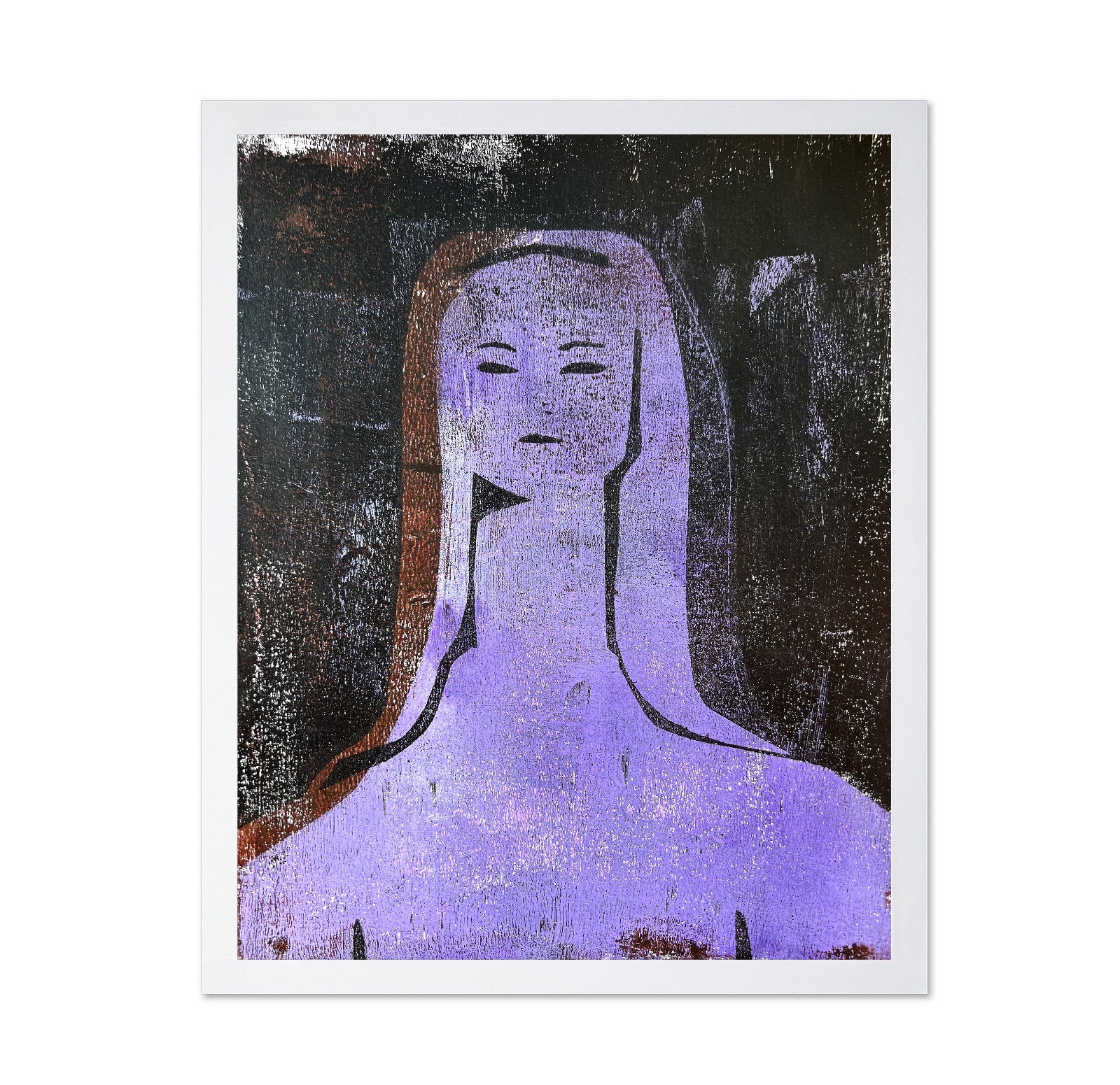 Purple Lady Portrait