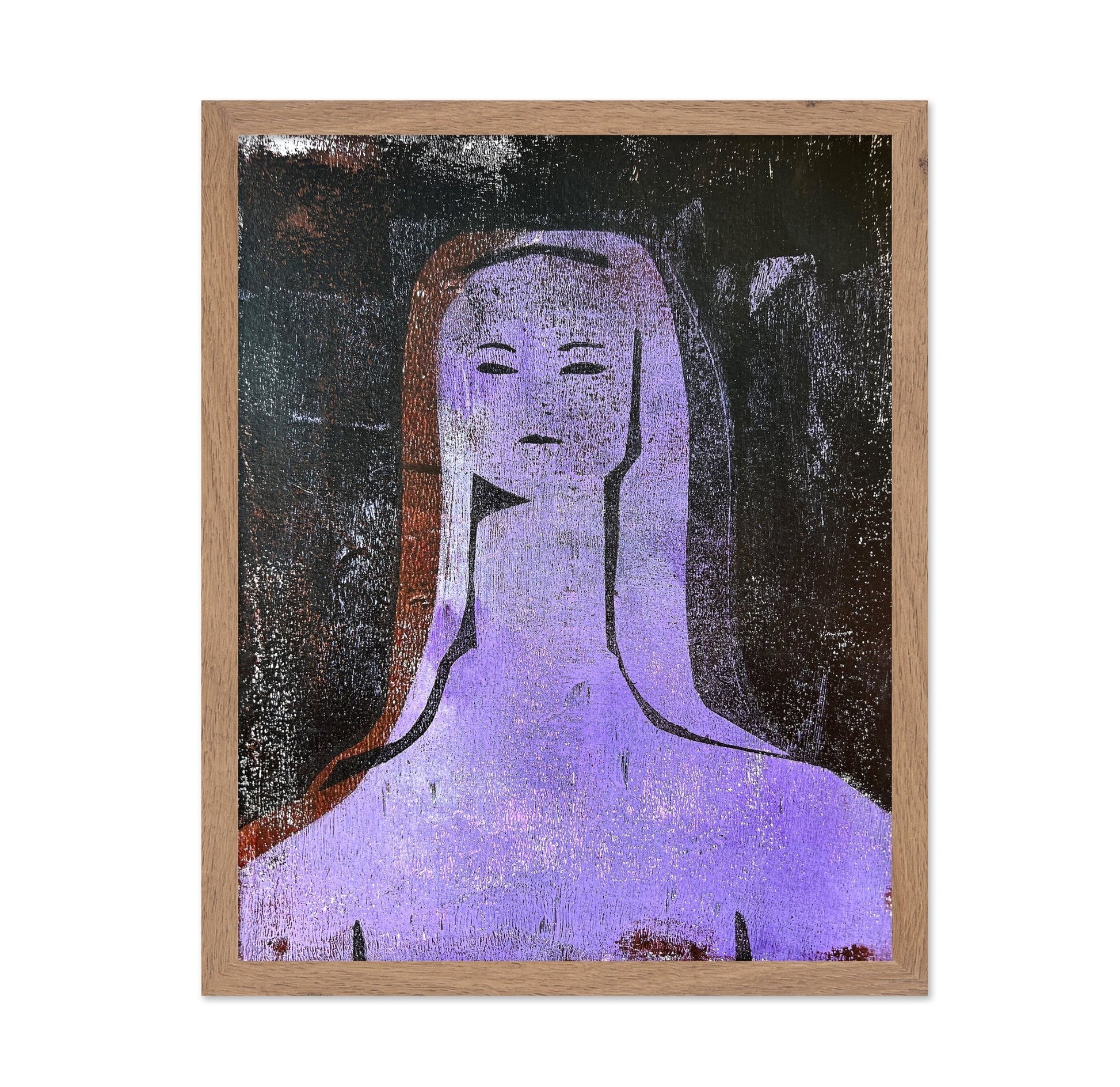 Purple Lady Portrait