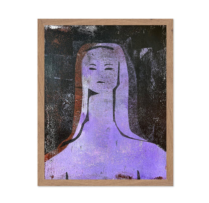Purple Lady Portrait