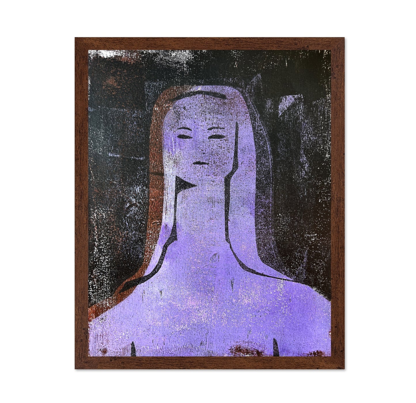 Purple Lady Portrait