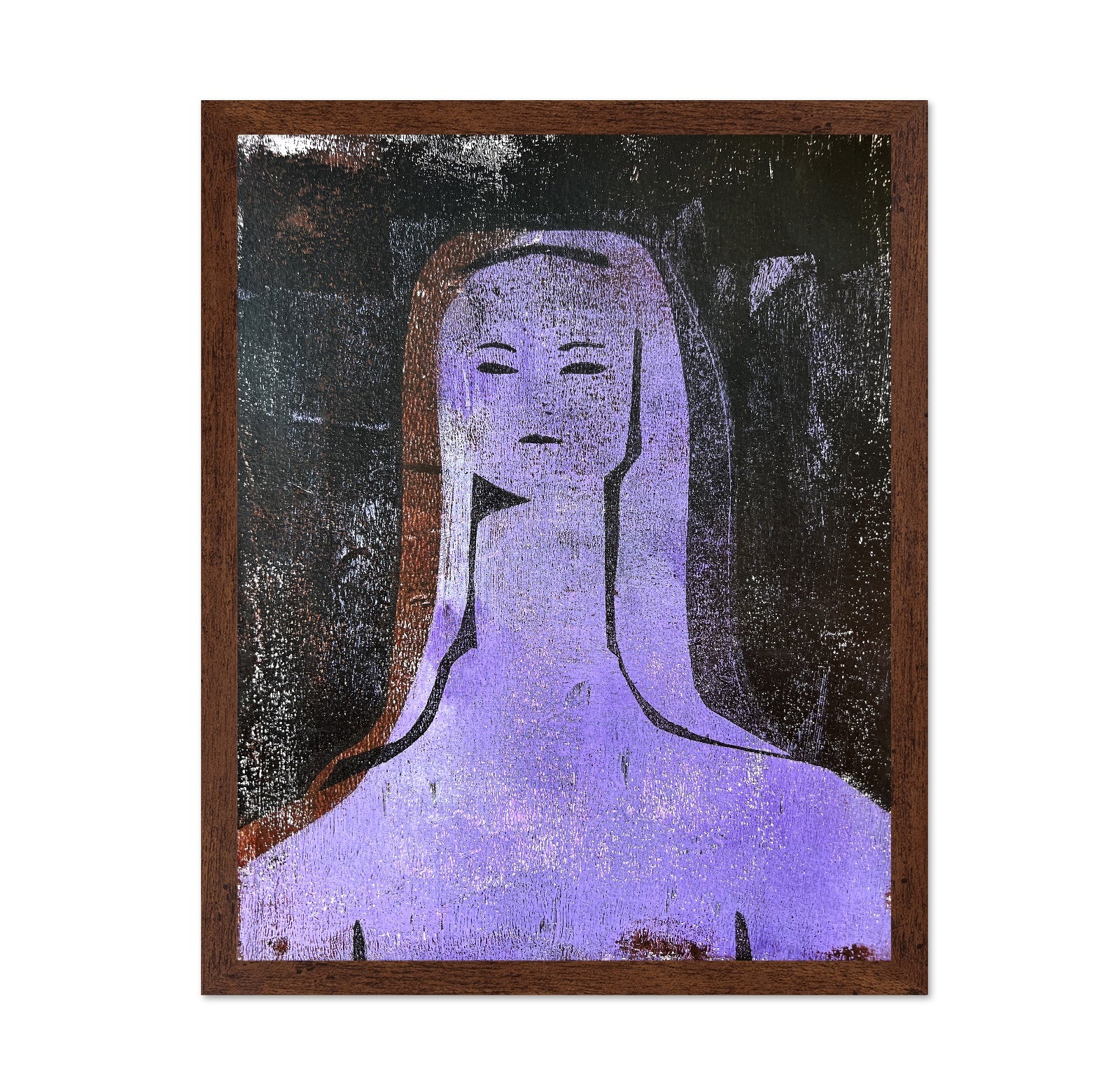 Purple Lady Portrait