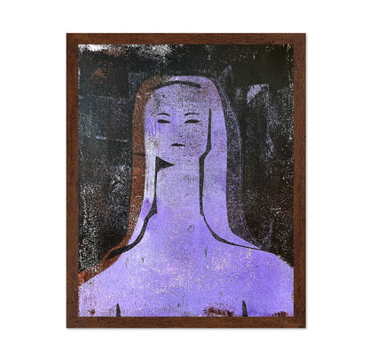 Purple Lady Portrait
