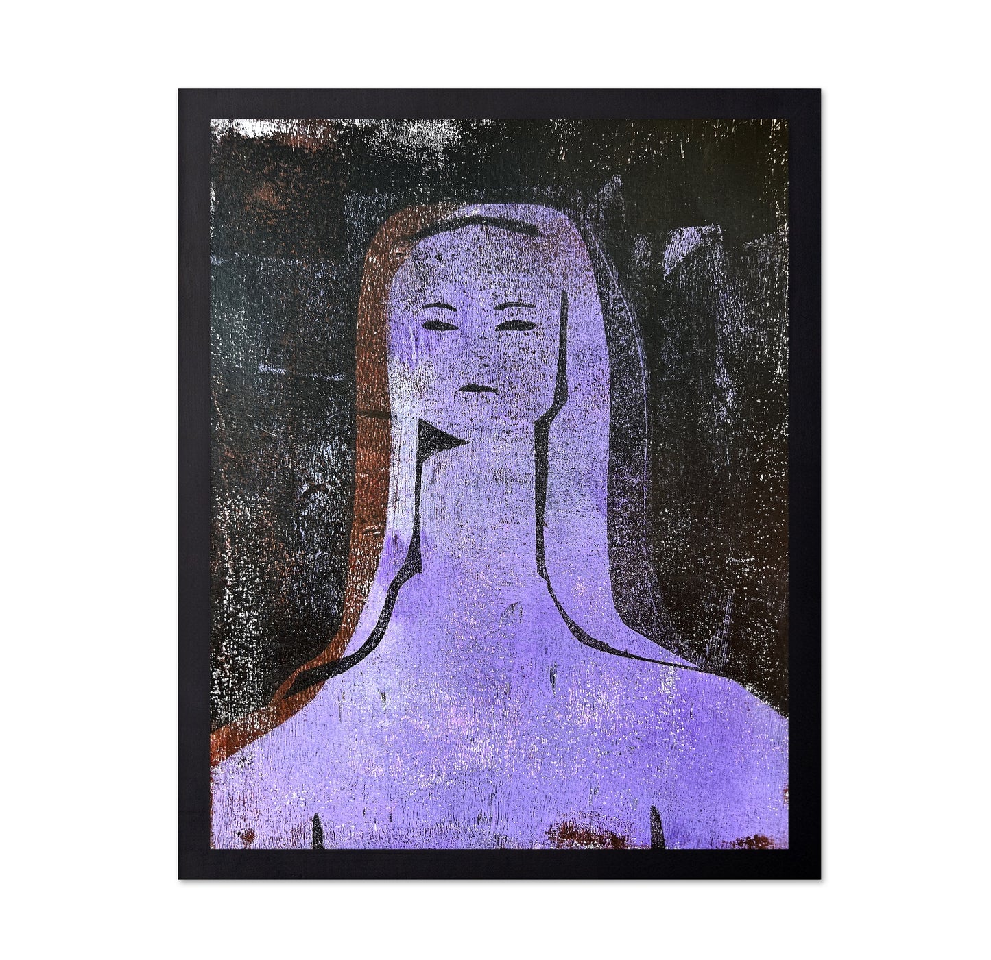 Purple Lady Portrait