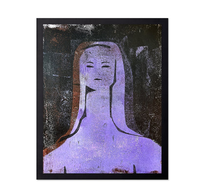 Purple Lady Portrait