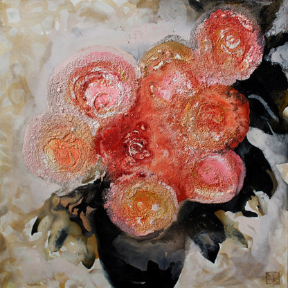 Textured Rose Cluster