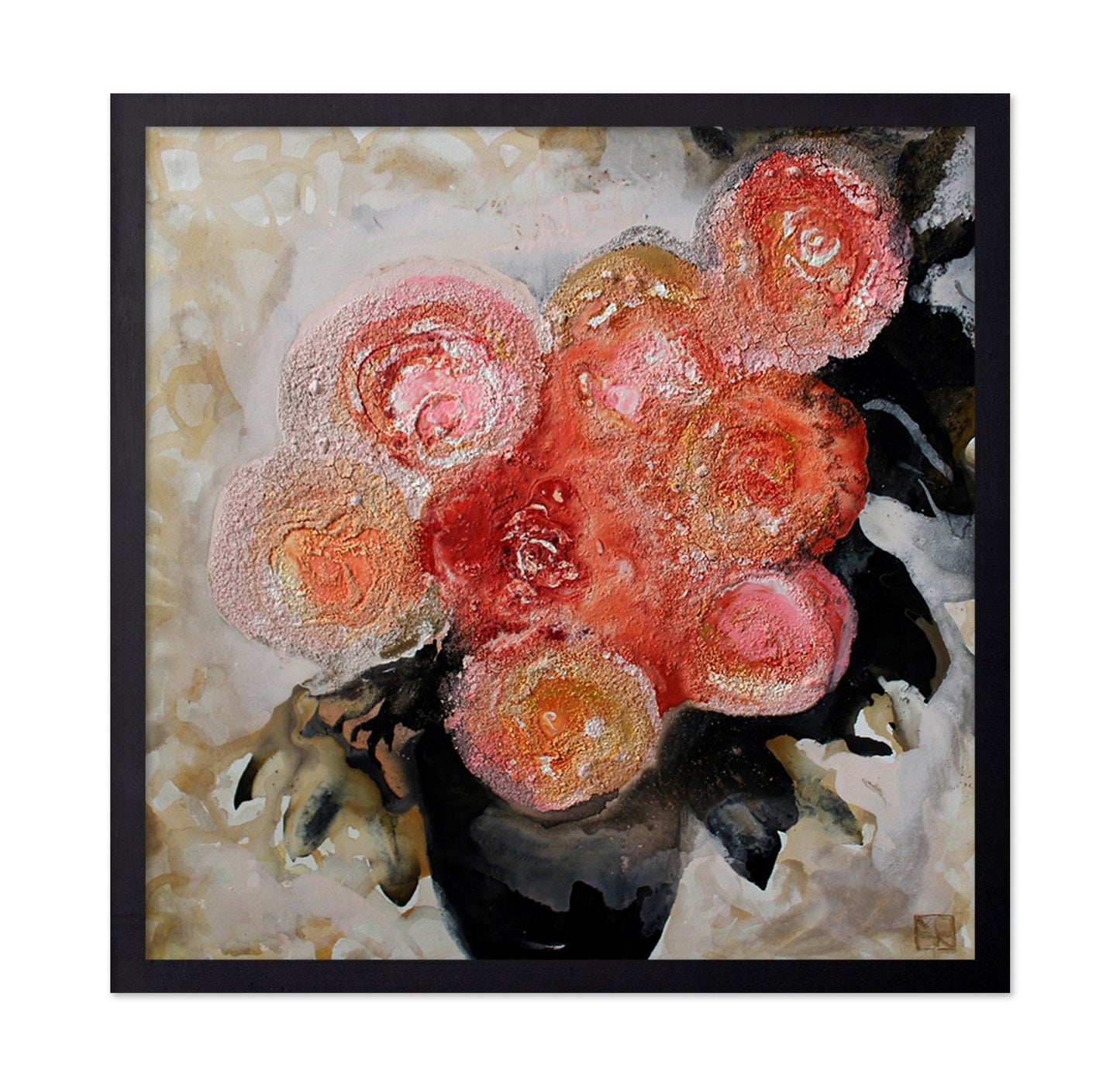 Textured Rose Cluster