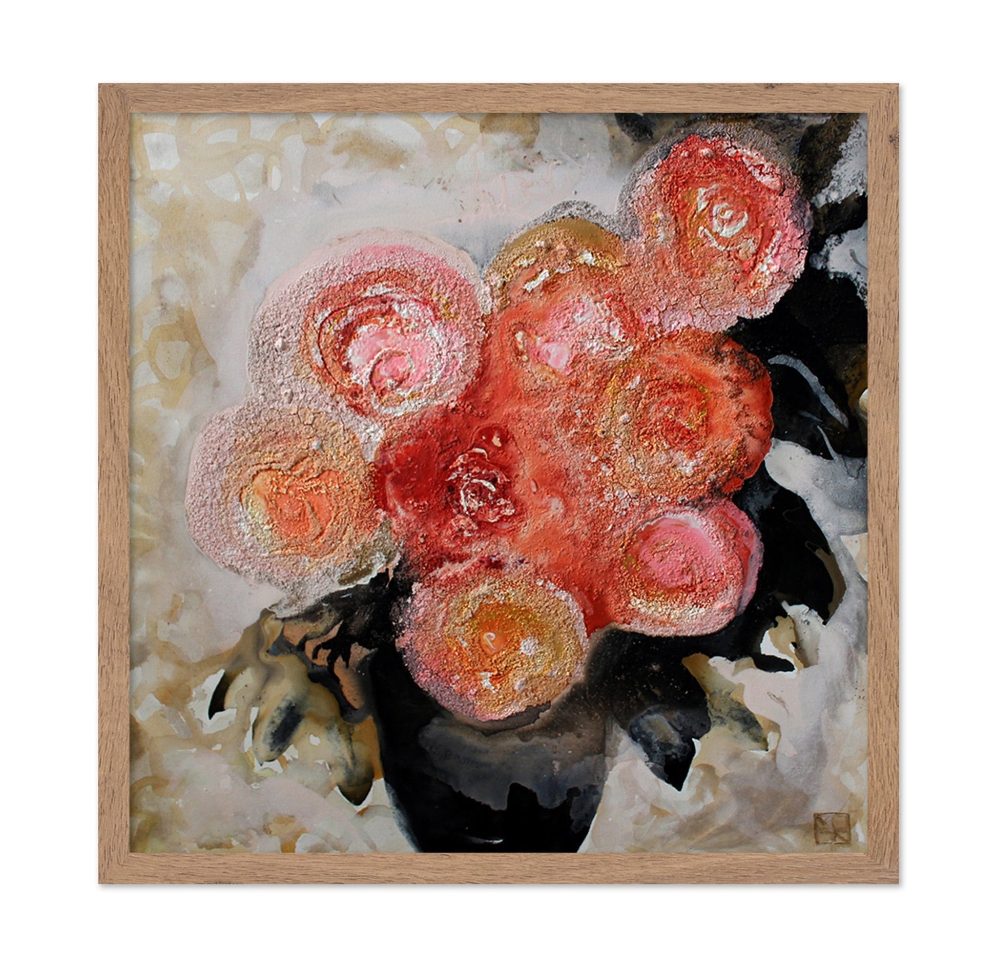 Textured Rose Cluster