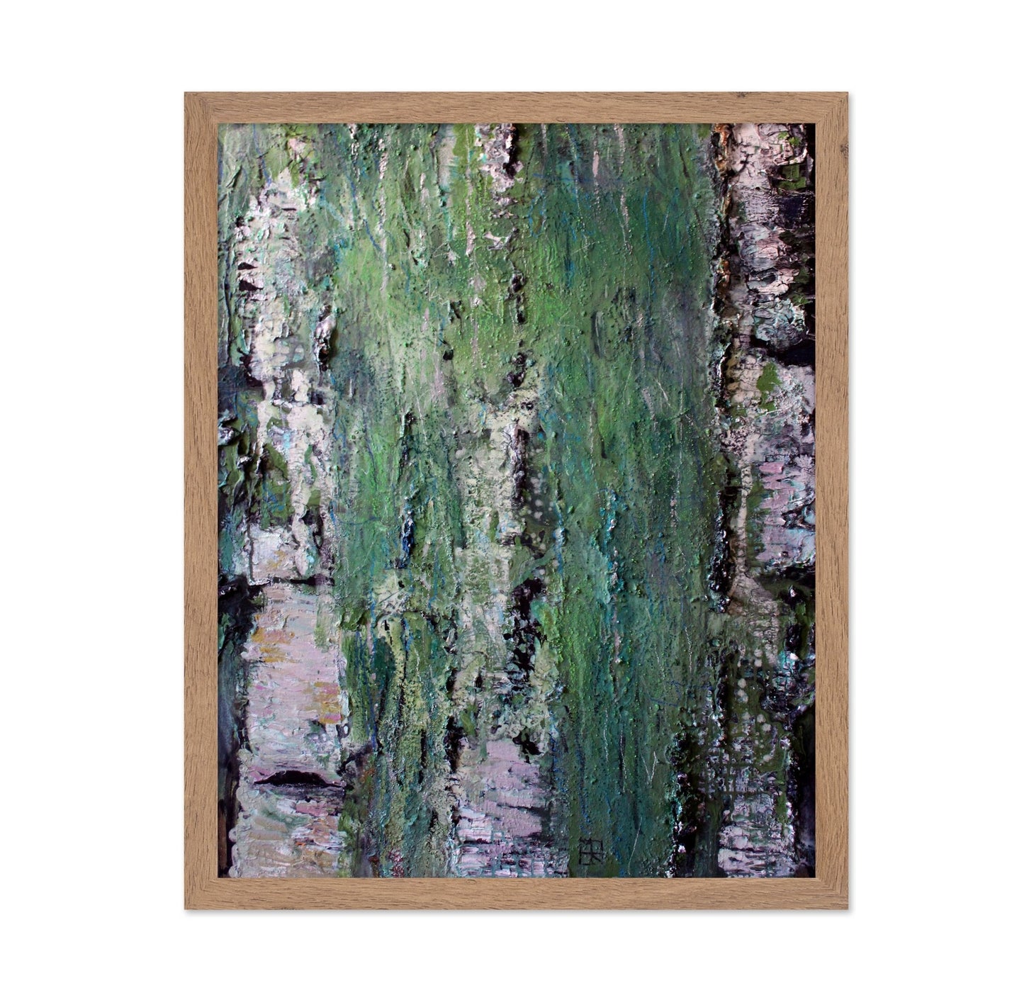 Textured Birch Forest