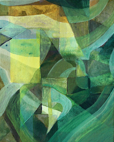 Green Abstract Hills