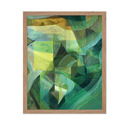 Green Abstract Hills