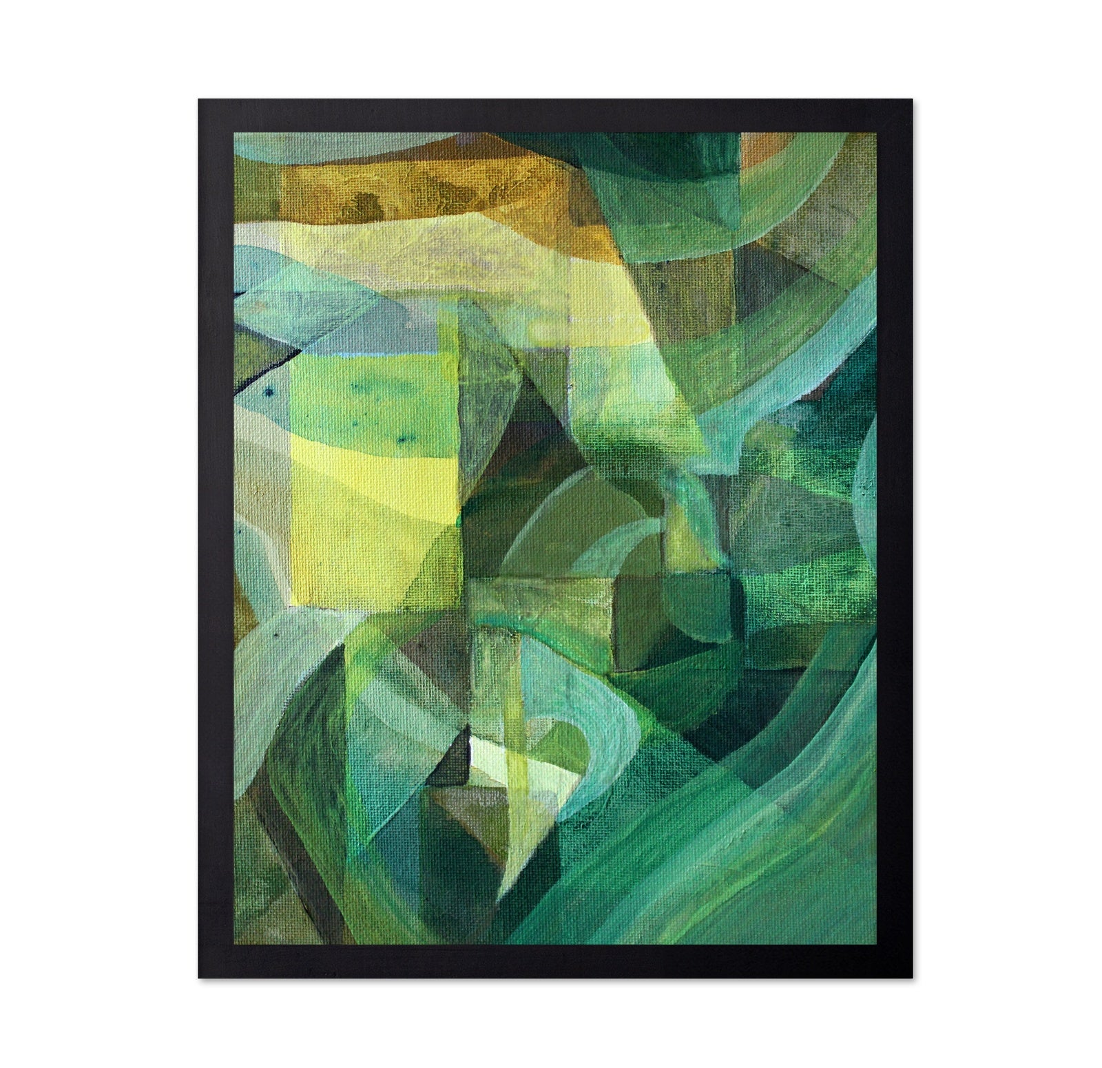 Green Abstract Hills