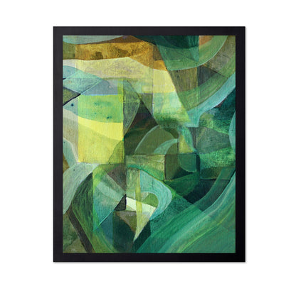 Green Abstract Hills