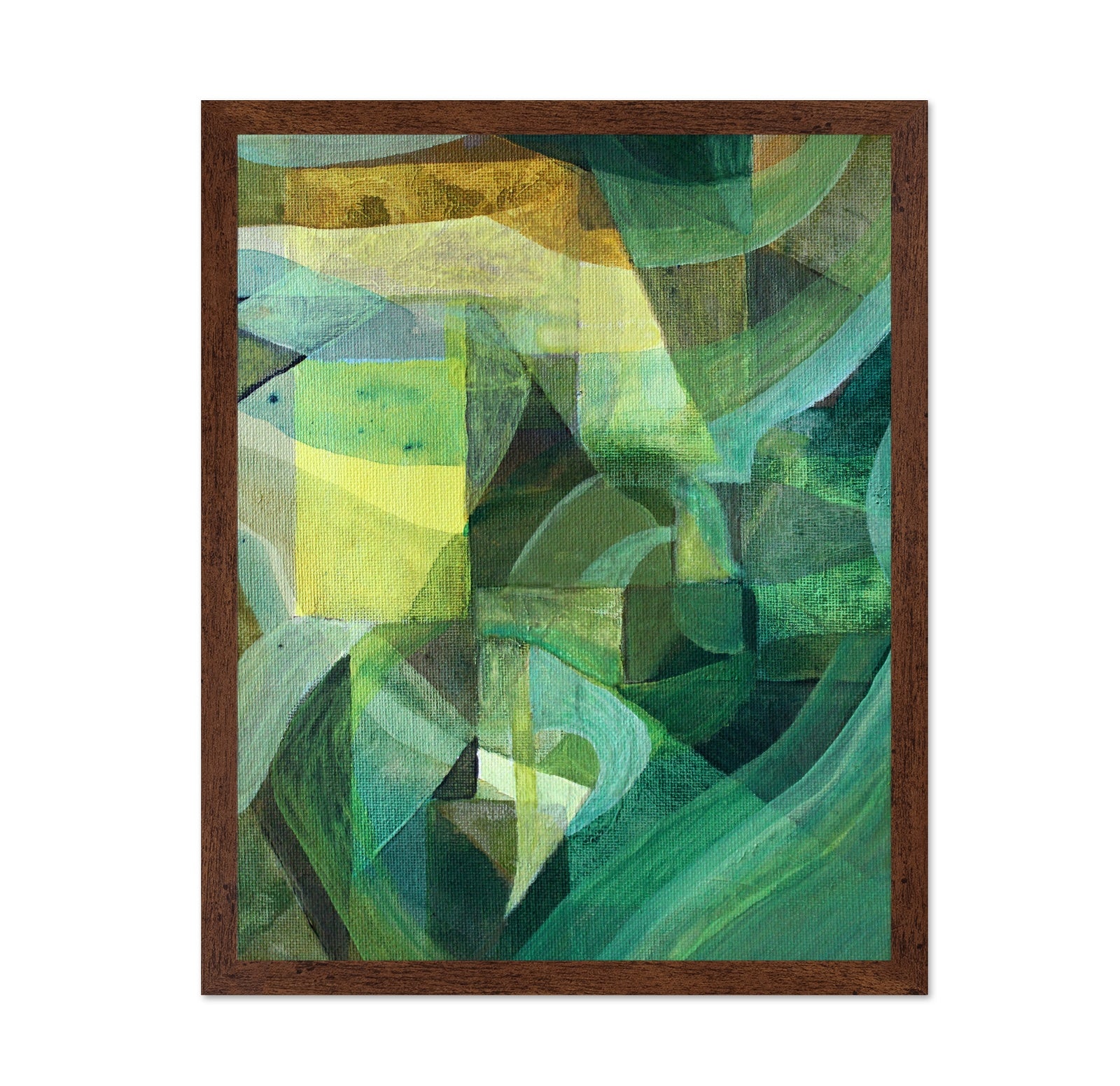 Green Abstract Hills