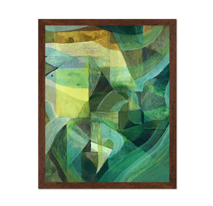 Green Abstract Hills